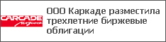 OOO Каркаде разместила трехлетние биржевые облигации