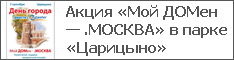 Акция «Мой ДОМен — .МОСКВА» в парке «Царицыно»