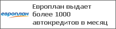 Европлан выдает более 1000 автокредитов в месяц