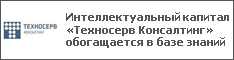 Интеллектуальный капитал «Техносерв Консалтинг» обогащается в базе знаний
